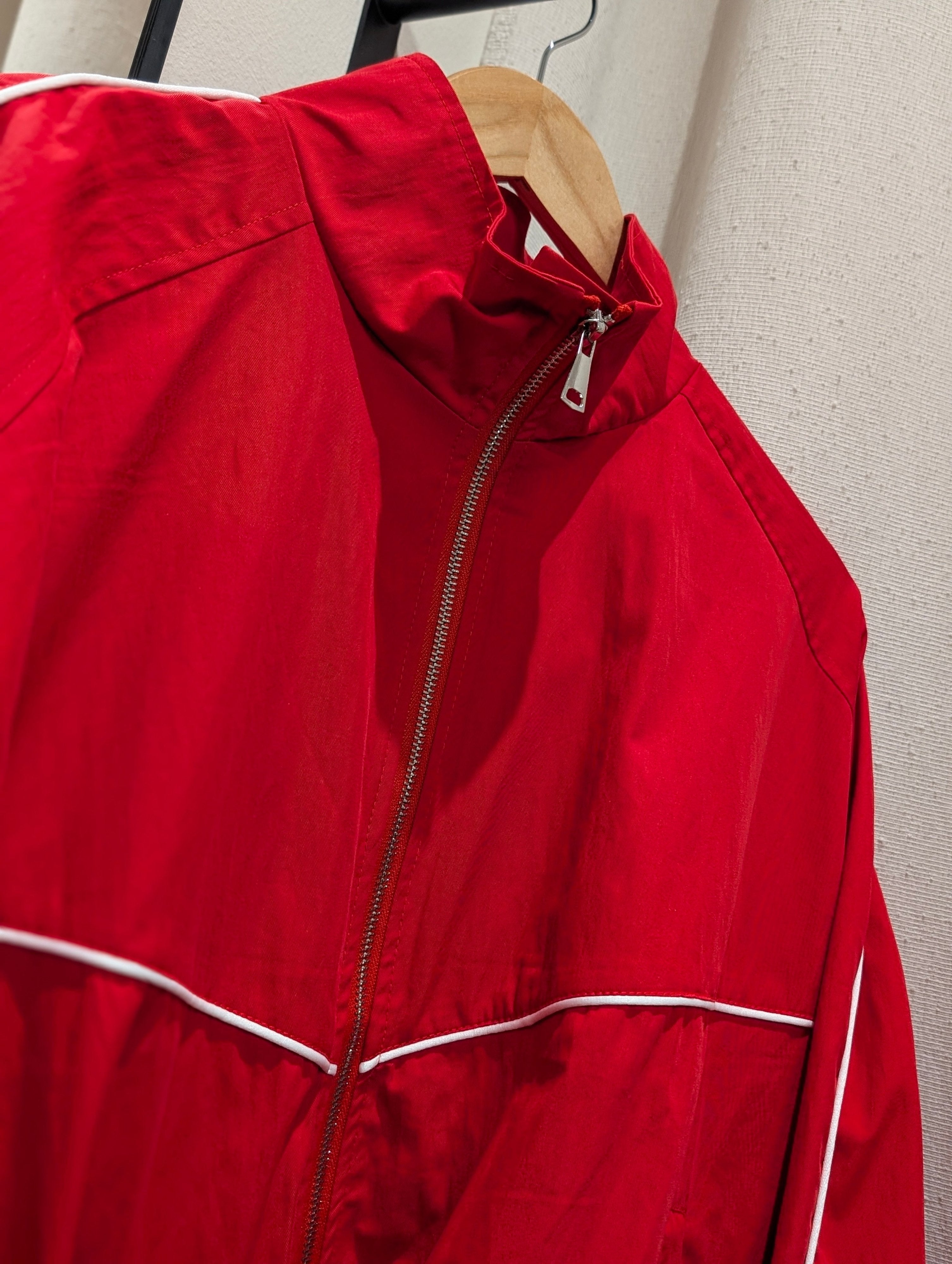 Contrast Line Track Jacket - Red - Kubanna