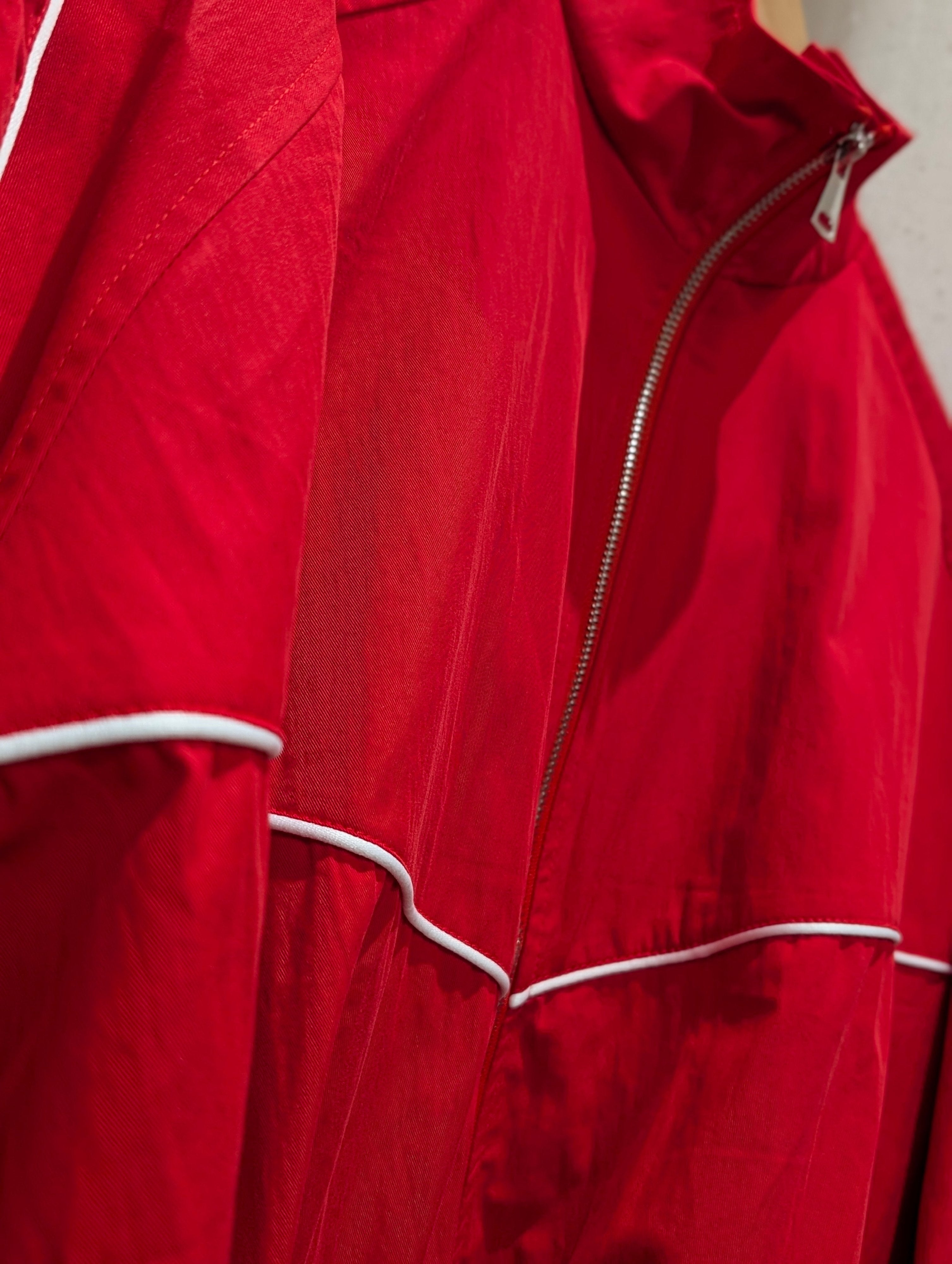 Contrast Line Track Jacket - Red - Kubanna