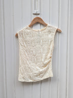 Crochet Lace Top - Butter Yellow - Kubanna