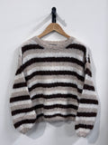 Daisy Knitted Sweater - Taupe/Beige - Kubanna