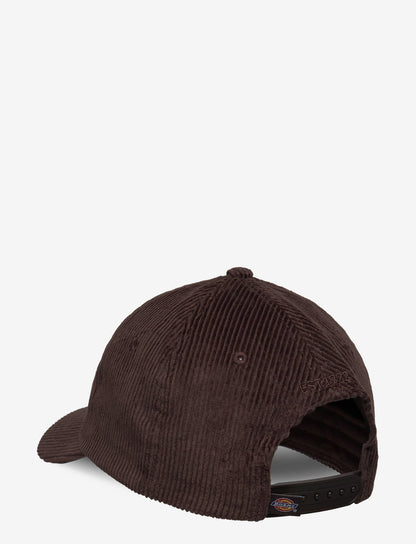 Dickies Hardwick Cord Baseball Cap - Chocolate Brown