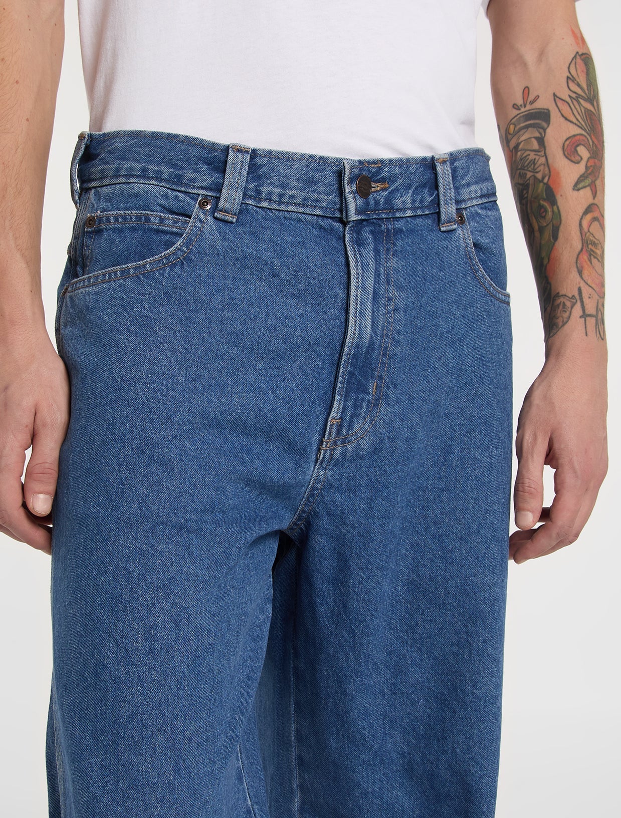 Dickies 958 Baggy Straight Work Jeans - Classic Blue - Kubanna