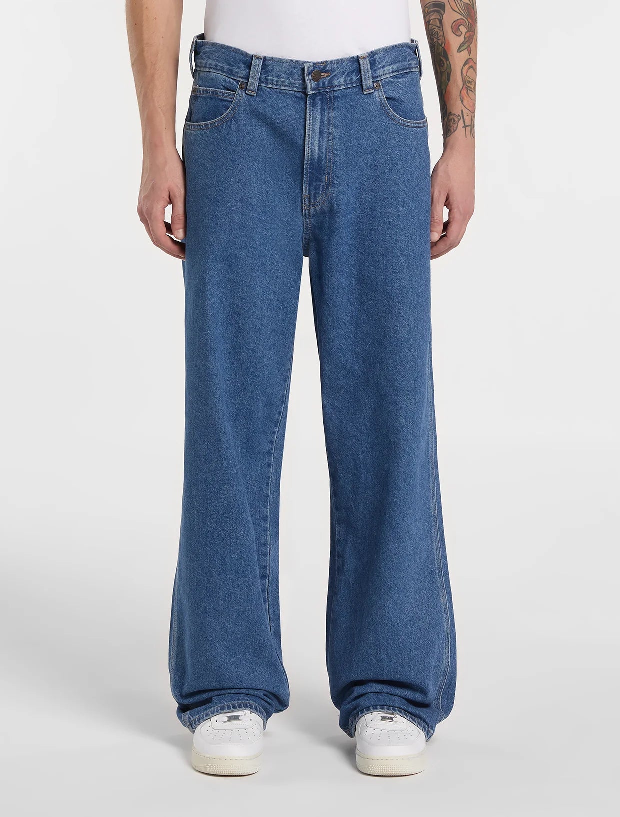 Dickies 958 Baggy Straight Work Jeans - Classic Blue - Kubanna