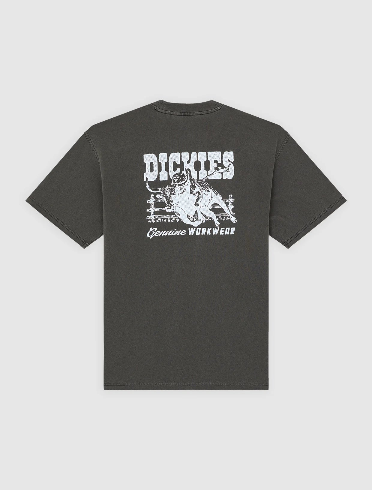 Dickies Buchtell Midweight T-shirt - Washed Black - Kubanna