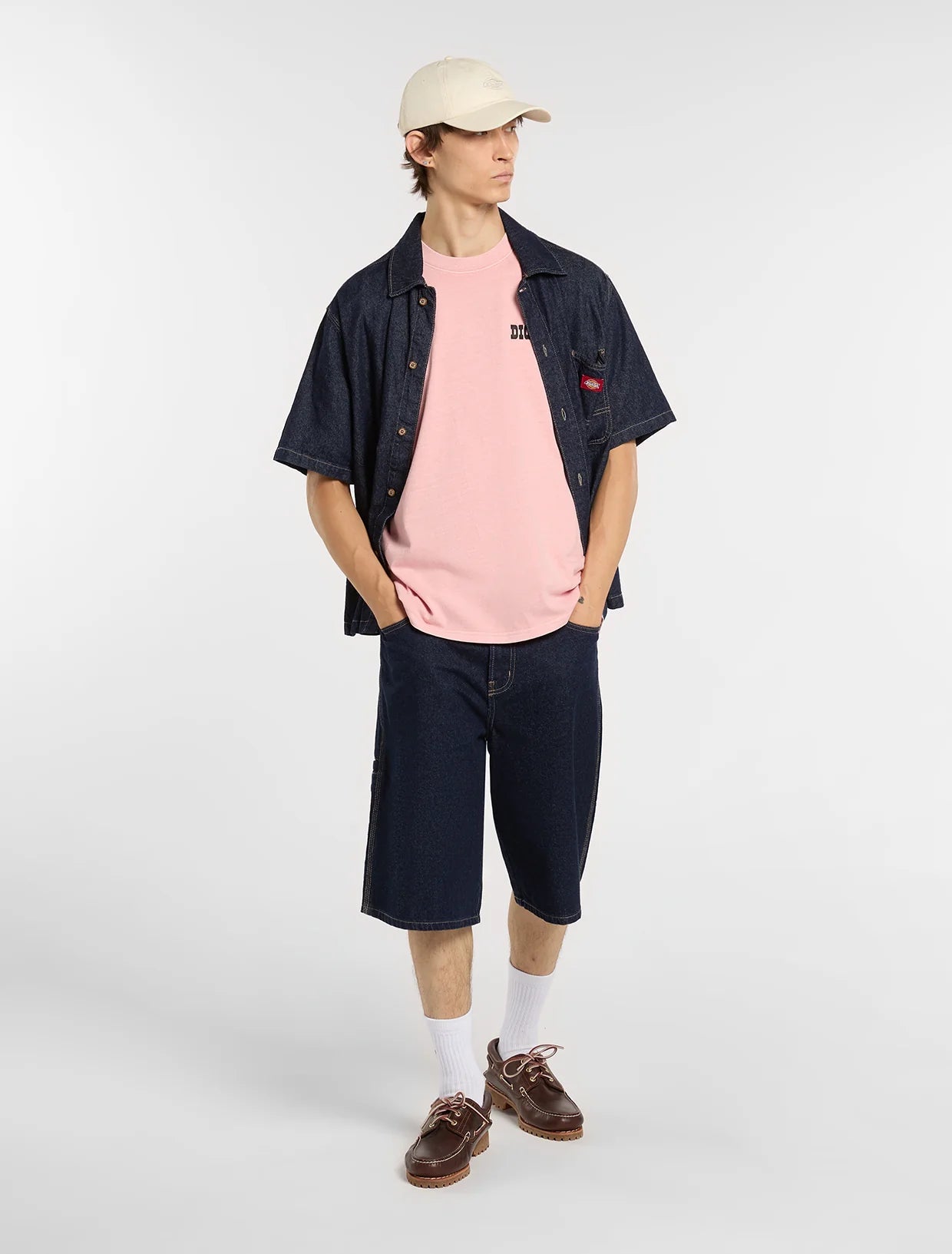Dickies Buchtell Midweight T-shirt - Washed Pink - Kubanna
