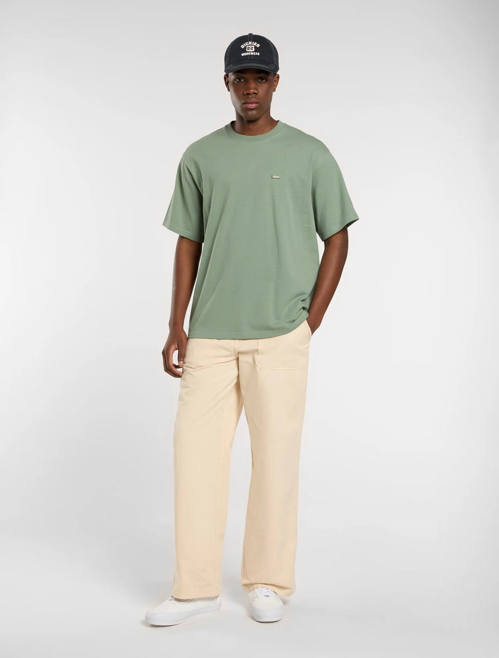 Dickies Clancy Heavyweight Tee - Olive Green - Kubanna