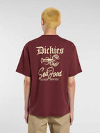 Dickies Dinner Lightweight Tee - Burgundy - Kubanna