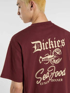Dickies Dinner Lightweight Tee - Burgundy - Kubanna