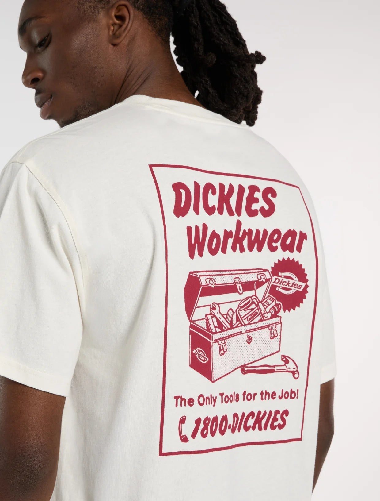 Dickies Dry Ridge Lightweight T-shirt - Egret - Kubanna