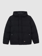 Dickies Eagleville Hooded Puffer Jacket - Black - Kubanna