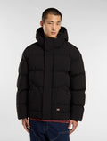 Dickies Eagleville Hooded Puffer Jacket - Black - Kubanna