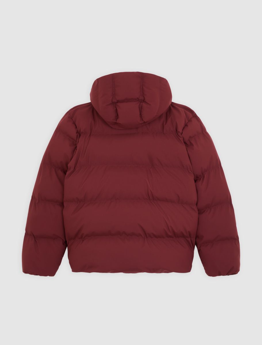 Dickies Eagleville Hooded Puffer Jacket - Burgundy - Kubanna