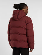 Dickies Eagleville Hooded Puffer Jacket - Burgundy - Kubanna