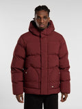Dickies Eagleville Hooded Puffer Jacket - Burgundy - Kubanna