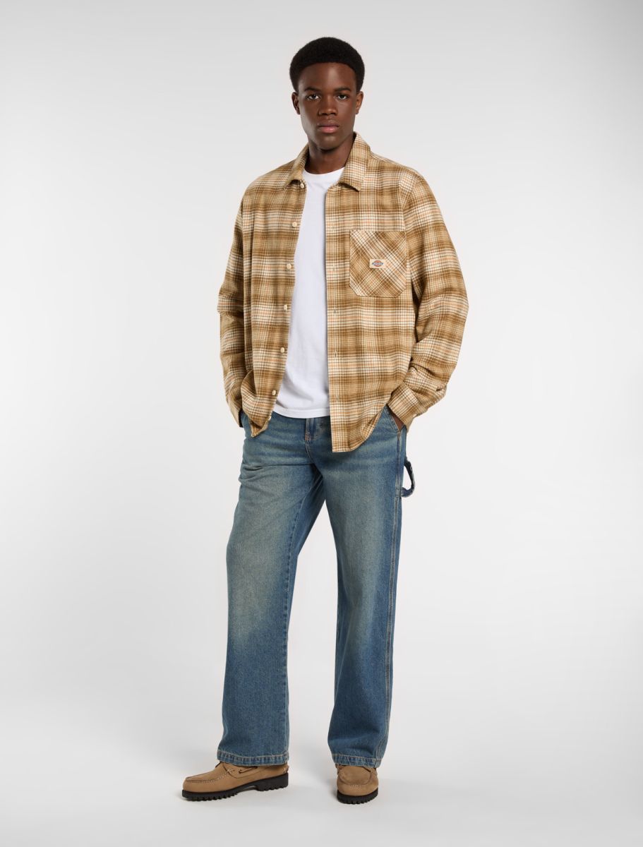 Dickies Forest Check Shirt - Desert Sand - Kubanna