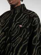 Dickies Mount Hope Printed Fleece - Black - Kubanna