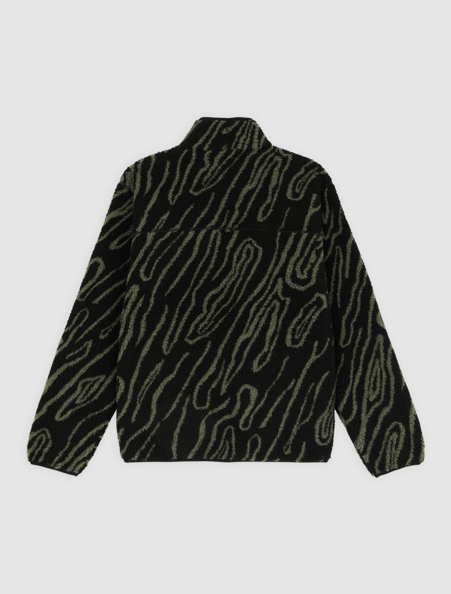 Dickies Mount Hope Printed Fleece - Black - Kubanna