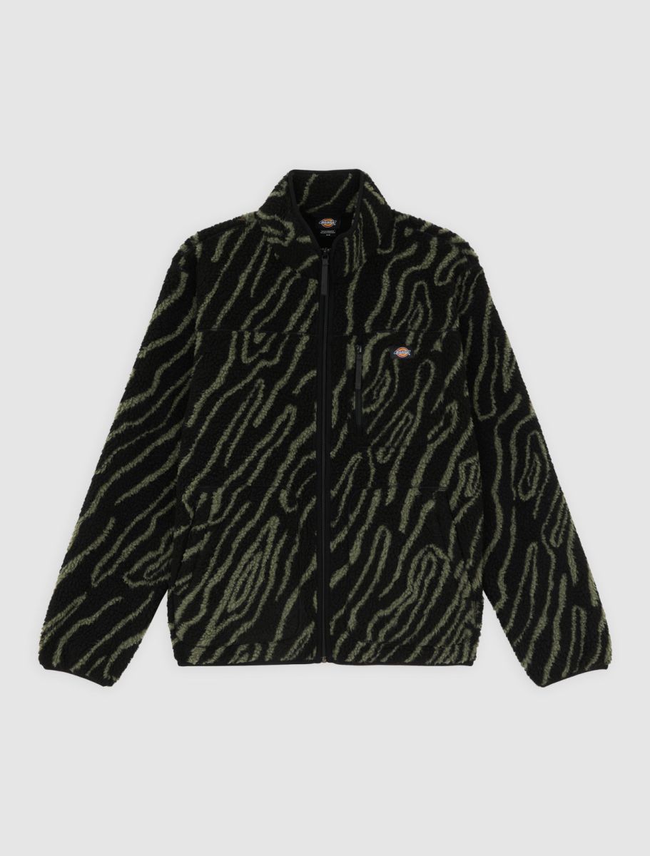 Dickies Mount Hope Printed Fleece - Black - Kubanna