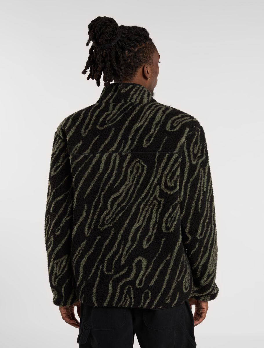 Dickies Mount Hope Printed Fleece - Black - Kubanna