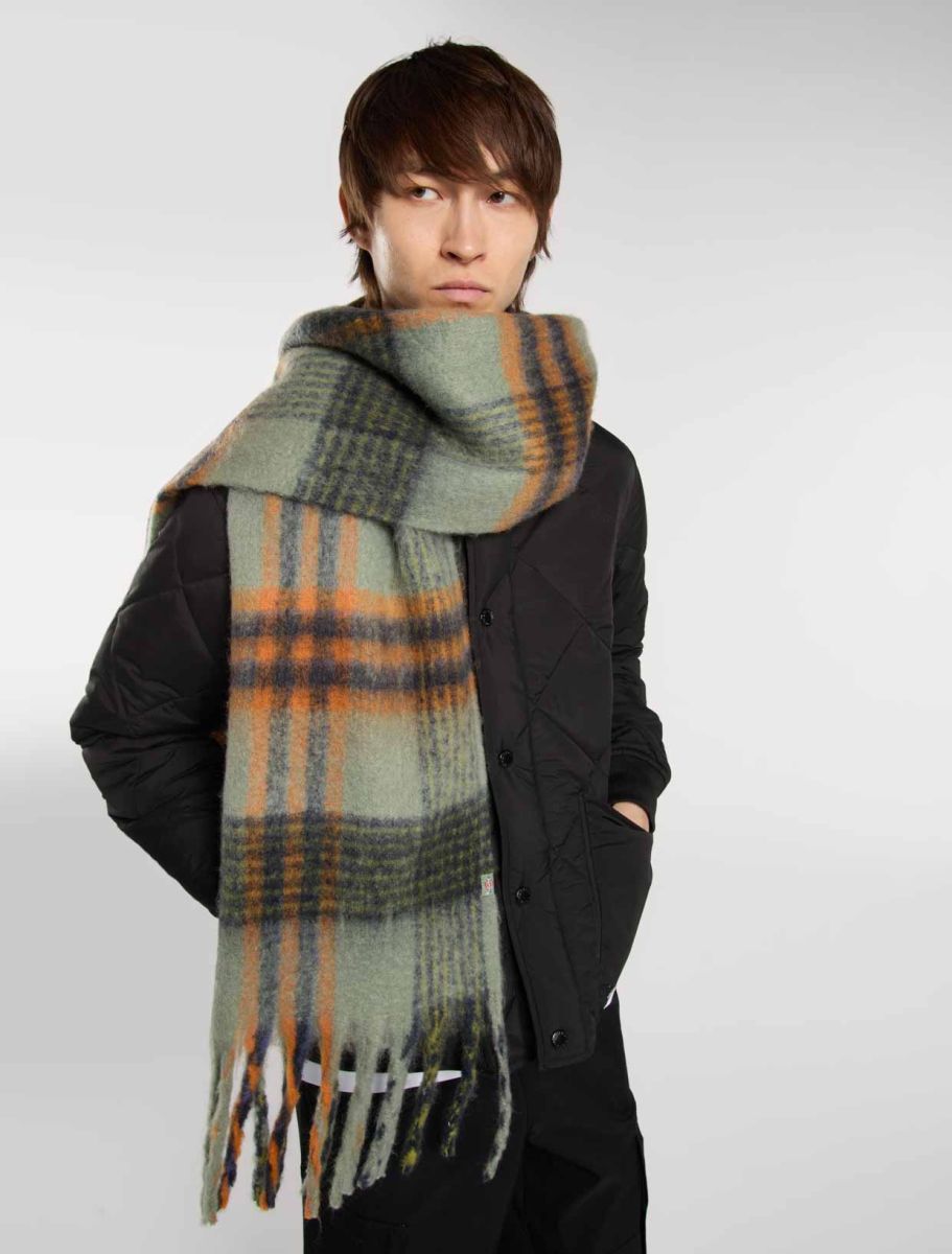 Dickies Oversized Scarf - Olive Green - Kubanna