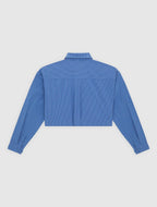 Dickies | Shalimar Cropped Shirt - Dutch Blue - Kubanna