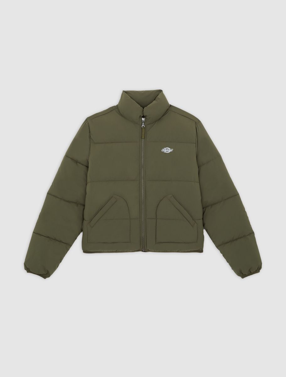 Dickies Summerdale Puffer Women Jacket - Military Green - Kubanna