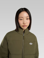 Dickies Summerdale Puffer Women Jacket - Military Green - Kubanna