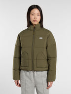 Dickies Summerdale Puffer Women Jacket - Military Green - Kubanna