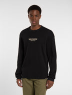 Dickies Waffle Long Sleeve T-shirt - Black - Kubanna
