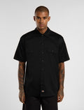 Dickies Short Sleeve Work Shirt - Black - Kubanna
