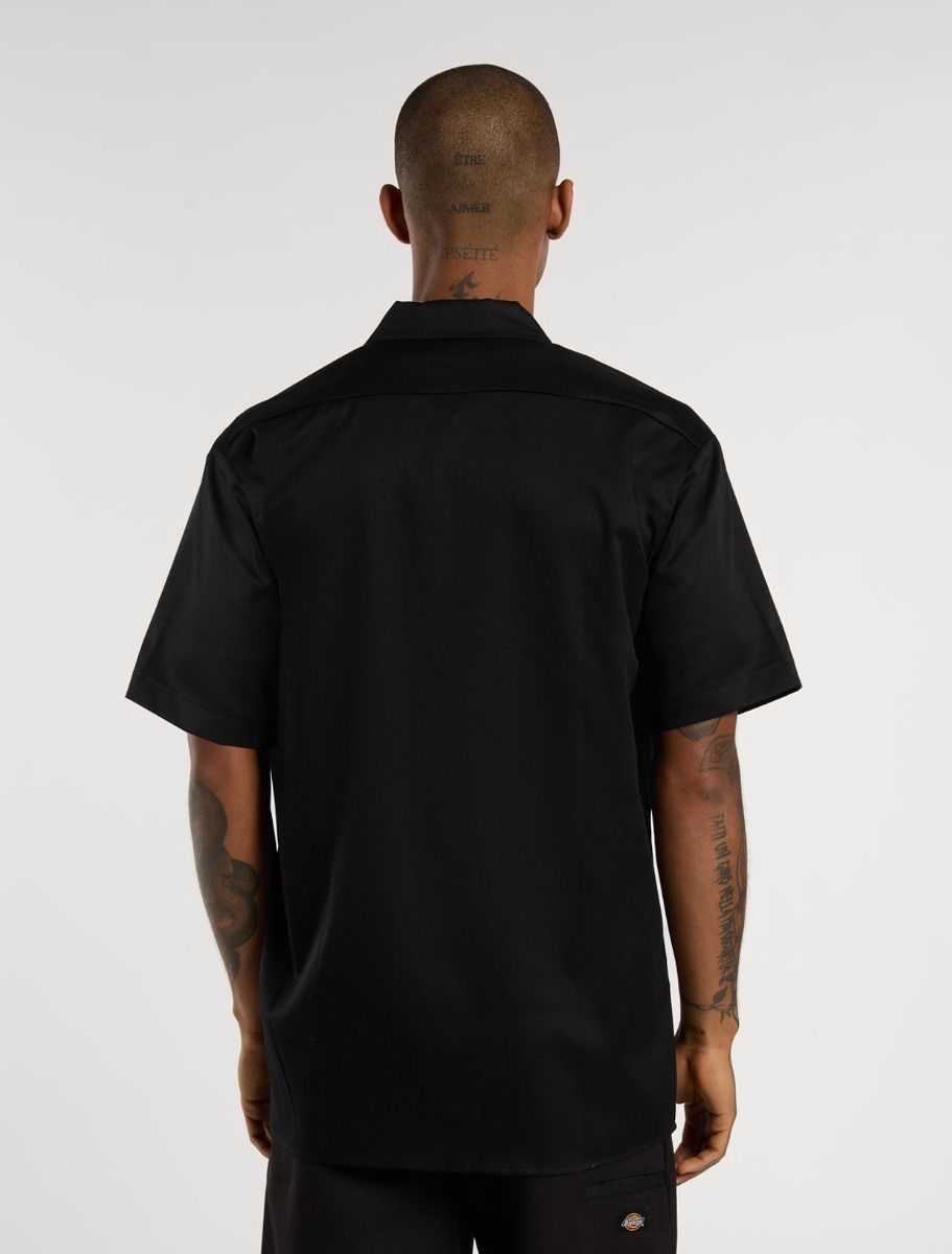 Dickies Short Sleeve Work Shirt - Black - Kubanna