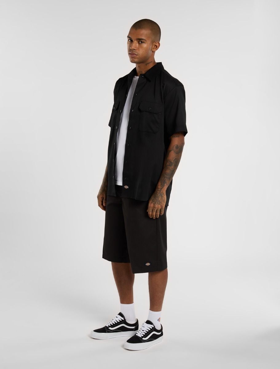 Dickies Short Sleeve Work Shirt - Black - Kubanna