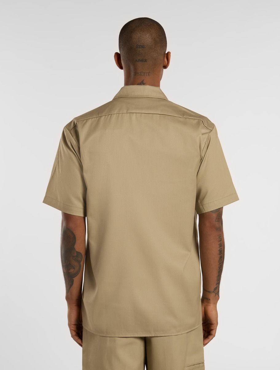Dickies Short Sleeve Work Shirt - Khaki - Kubanna
