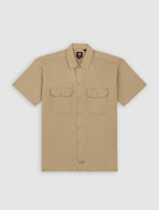 Dickies Short Sleeve Work Shirt - Khaki - Kubanna