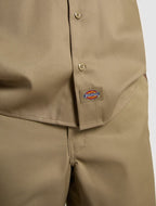 Dickies Short Sleeve Work Shirt - Khaki - Kubanna