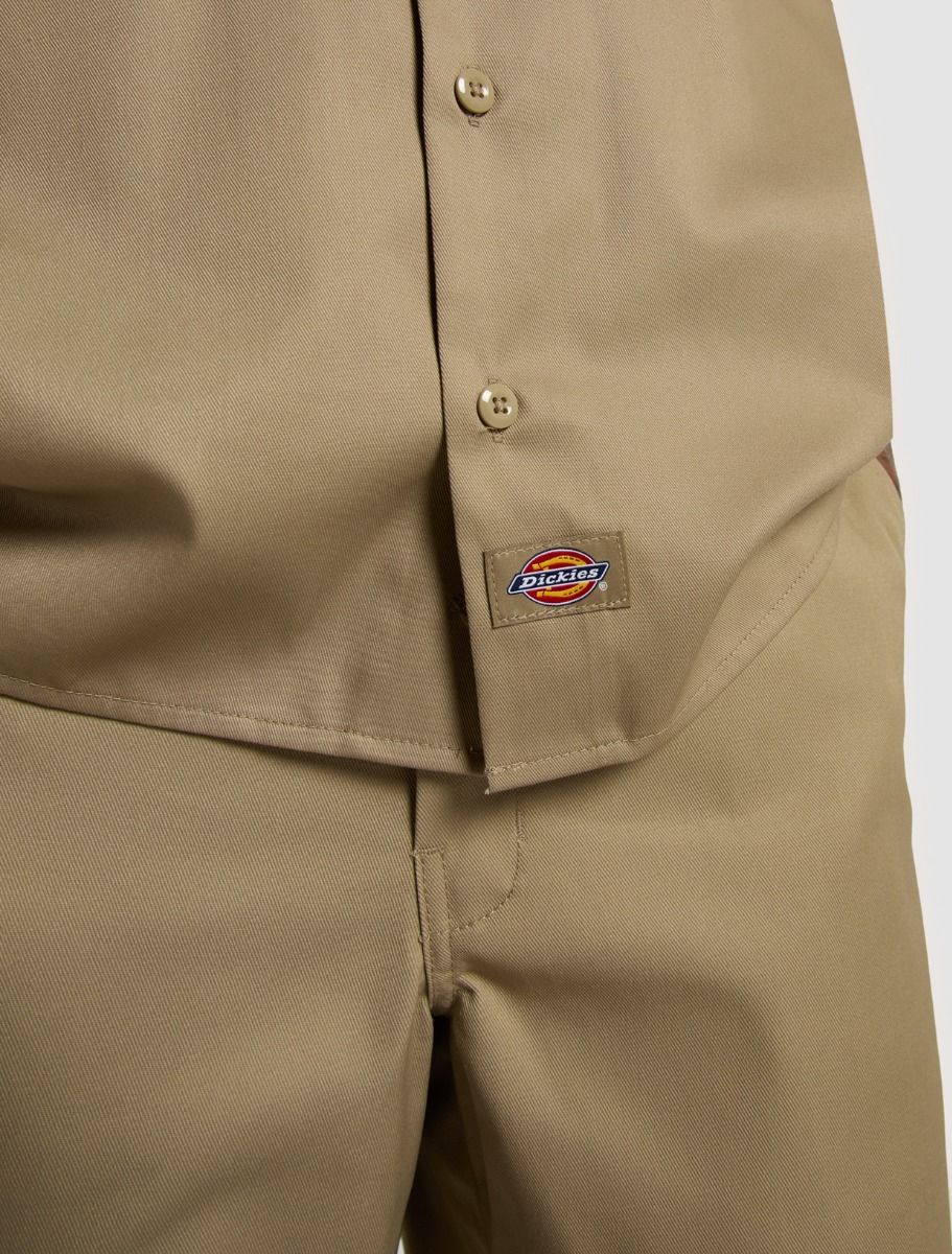 Dickies Short Sleeve Work Shirt - Khaki - Kubanna