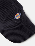 Dickies Hardwick Cord Baseball Cap - Black - Kubanna