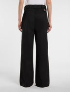 Dickies Wide Leg Work Trousers - Black - Kubanna