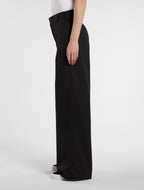 Dickies Wide Leg Work Trousers - Black - Kubanna