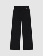 Dickies Wide Leg Work Trousers - Black - Kubanna