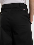 Dickies Wide Leg Work Trousers - Black - Kubanna