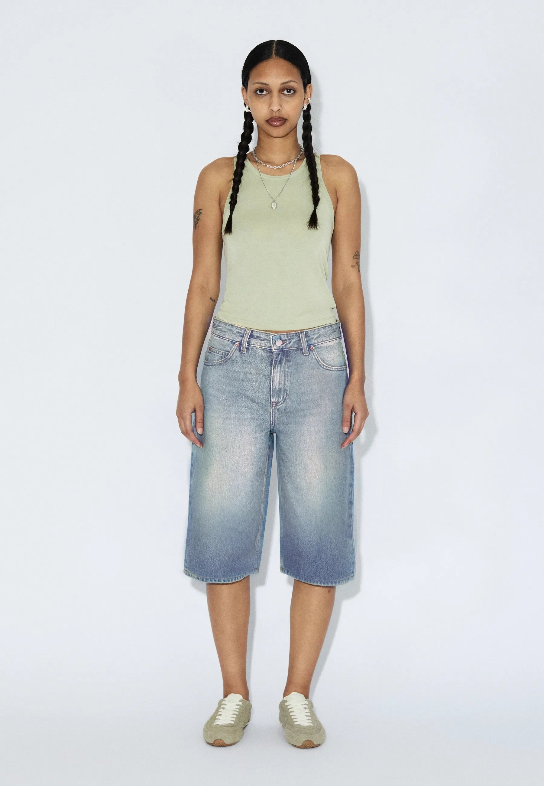 Dr. Denim | Bree Shorts – Stream Sky Aged - Kubanna