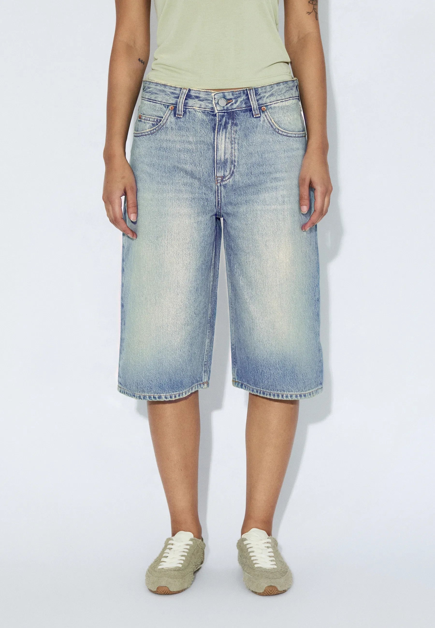 Dr. Denim | Bree Shorts – Stream Sky Aged - Kubanna