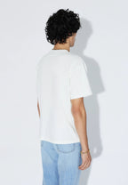 Dr. Denim | Brush Bace T-shirt – Off White - Kubanna