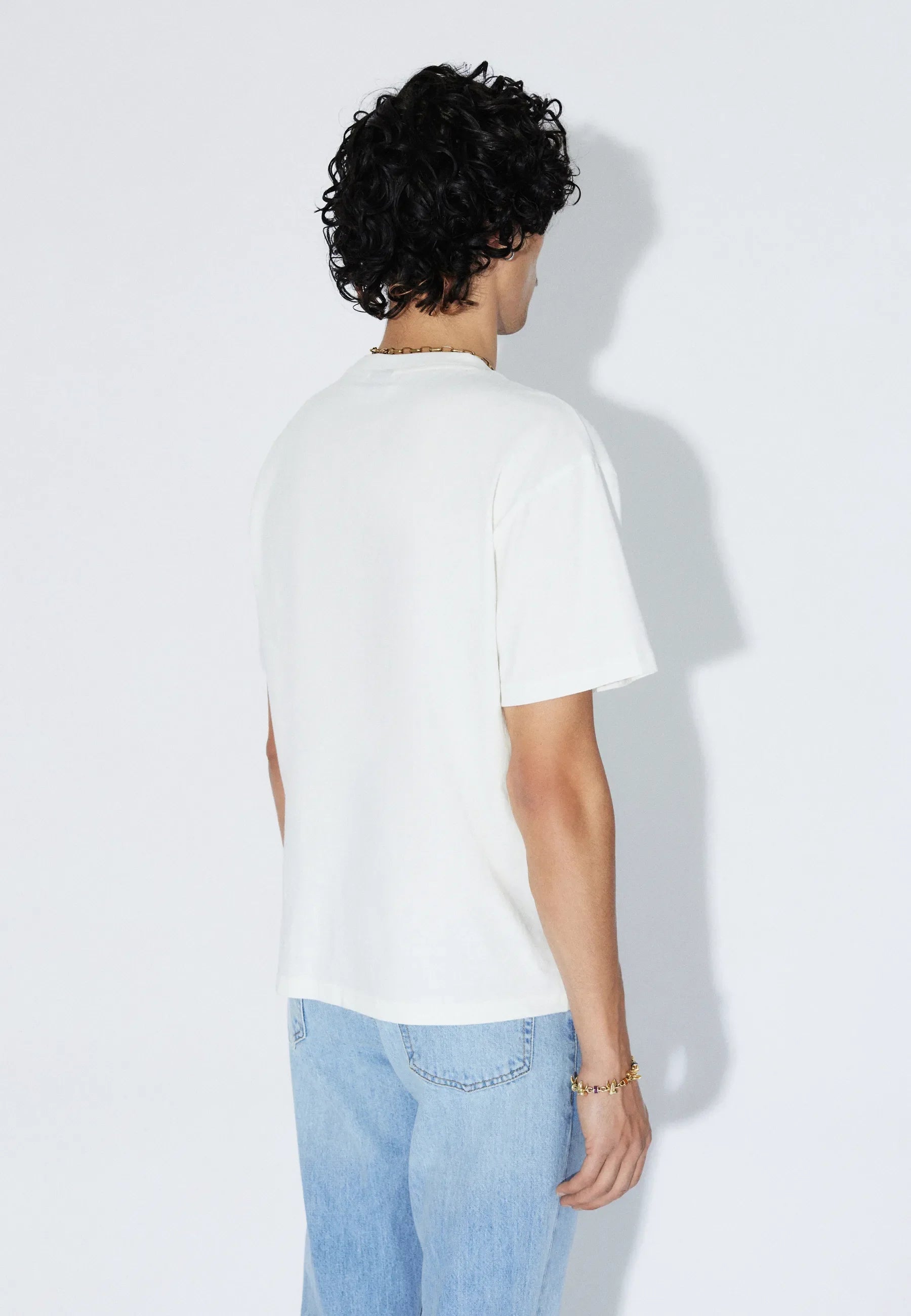 Dr. Denim | Brush Bace T-shirt – Off White - Kubanna