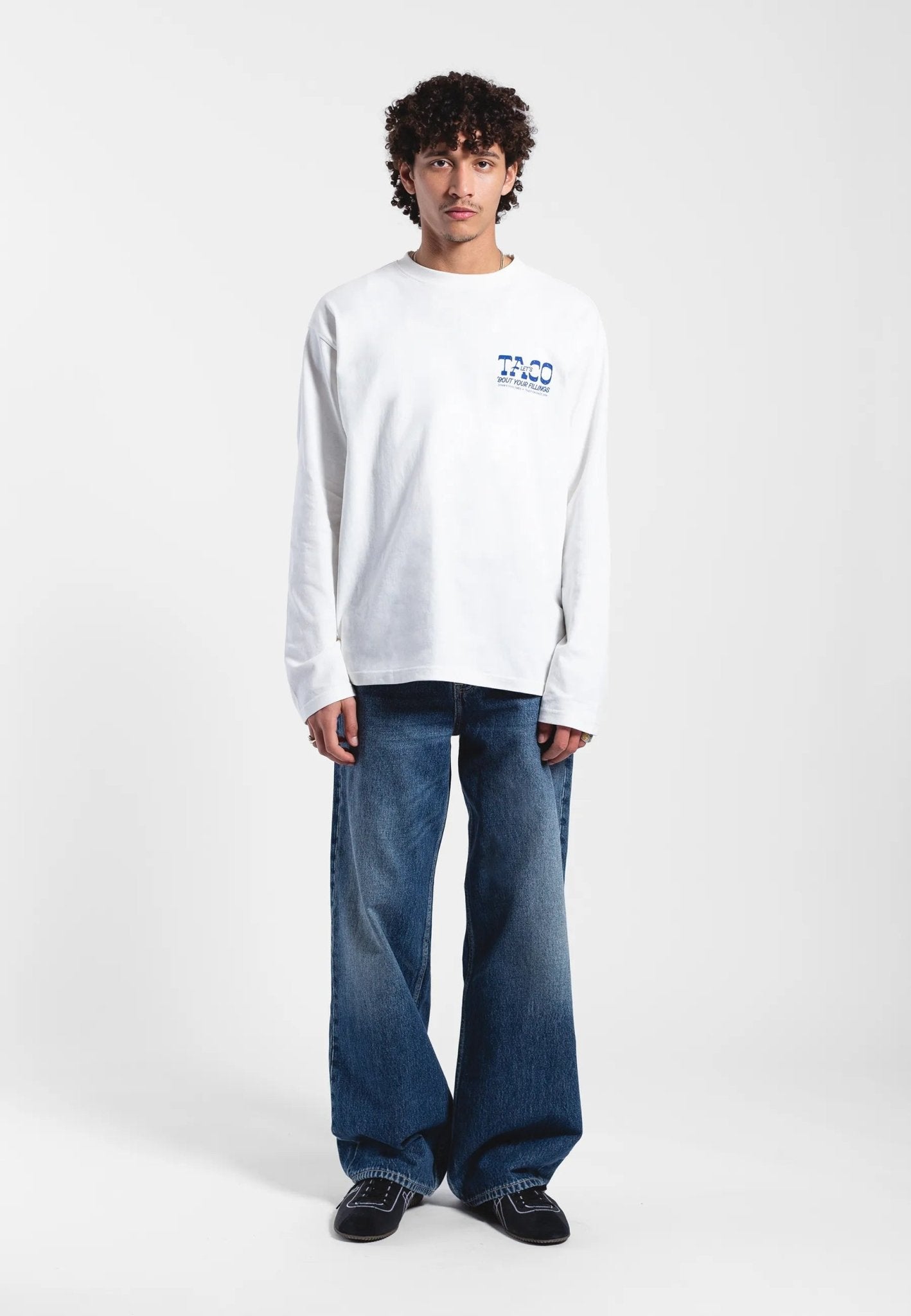 Dr. Denim Caiden Long Sleeve - Off White Taco - Kubanna