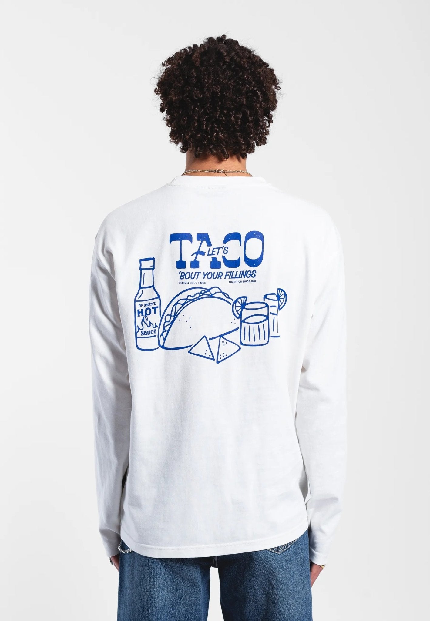 Dr. Denim Caiden Long Sleeve - Off White Taco - Kubanna