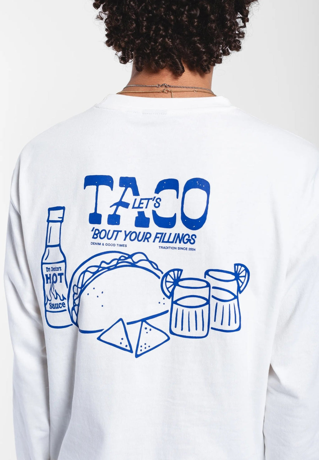 Dr. Denim Caiden Long Sleeve - Off White Taco - Kubanna