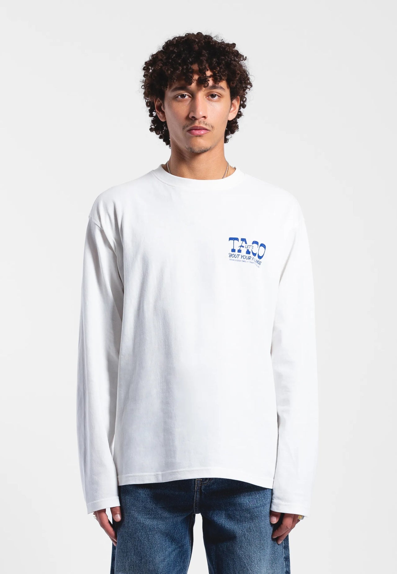 Dr. Denim Caiden Long Sleeve - Off White Taco - Kubanna