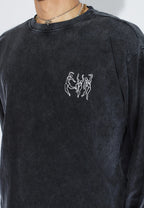 Dr. Denim Caiden Longsleeve - Washed Black - Kubanna